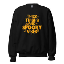 Load image into Gallery viewer, Thick Thighs Spooky Vibes - Sweatshirt