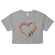 Load image into Gallery viewer, Juneteenth Heart - Crop Top