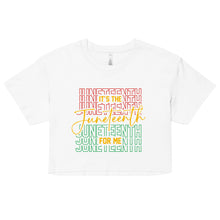 Load image into Gallery viewer, It's The Juneteenth - Crop Top