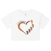 Load image into Gallery viewer, Juneteenth Heart - Crop Top