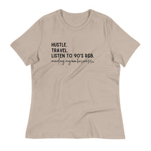 Load image into Gallery viewer, Hustle Travel Listen To 90s R&B - Women's Short Sleeve T-Shirt