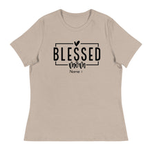 Load image into Gallery viewer, Mothers Day Personalized Name (1 name)  - Women&#39;s Relaxed T-Shirt
