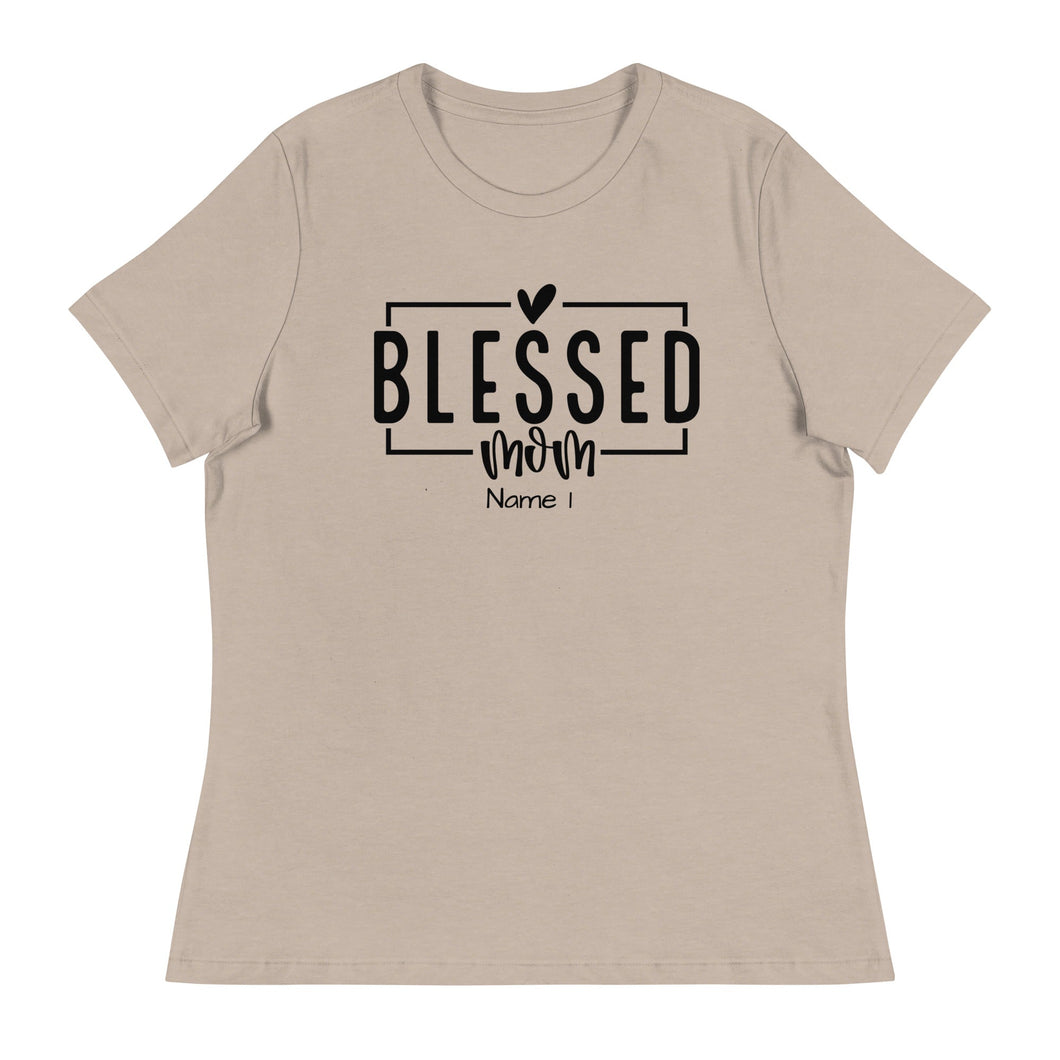 Mothers Day Personalized Name (1 name)  - Women's Relaxed T-Shirt