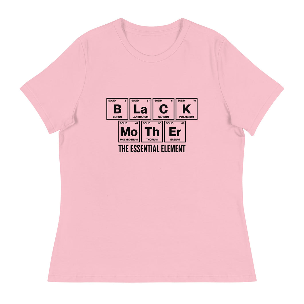 Black Mother The Essential Element Women's Short Sleeve T-Shirt