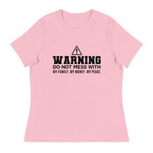 Load image into Gallery viewer, Warning Women's Short Sleeve T-Shirt