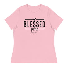 Load image into Gallery viewer, Mothers Day Personalized Name (1 name) - Women's Relaxed T-Shirt