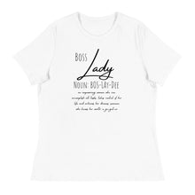 Load image into Gallery viewer, Boss Lady Women's Short Sleeve T-Shirt