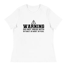 Load image into Gallery viewer, Warning Women's Short Sleeve T-Shirt