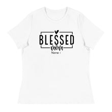 Load image into Gallery viewer, Mothers Day Personalized Name (1 name) - Women's Relaxed T-Shirt
