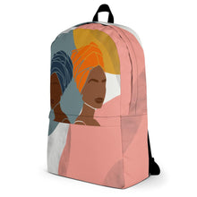Load image into Gallery viewer, Black Women Headwrap - Backpack