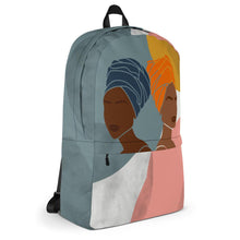 Load image into Gallery viewer, Black Women Headwrap - Backpack