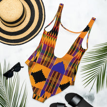 Load image into Gallery viewer, African Print (Kente) - One-Piece Swimsuit