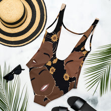 Load image into Gallery viewer, Sunflower Smiles - One-Piece Swimsuit