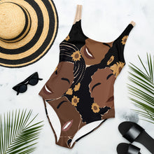 Load image into Gallery viewer, Sunflower Smiles - One-Piece Swimsuit