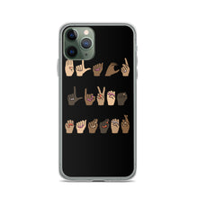 Load image into Gallery viewer, BLM (American Sign Language) - iPhone Case