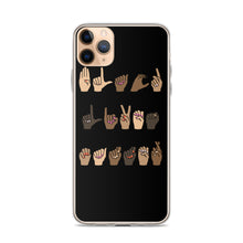 Load image into Gallery viewer, BLM (American Sign Language) - iPhone Case