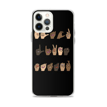 Load image into Gallery viewer, BLM (American Sign Language) - iPhone Case
