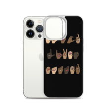 Load image into Gallery viewer, BLM (American Sign Language) - iPhone Case