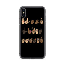 Load image into Gallery viewer, BLM (American Sign Language) - iPhone Case