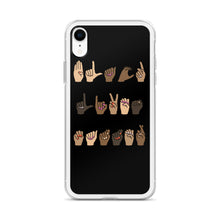 Load image into Gallery viewer, BLM (American Sign Language) - iPhone Case