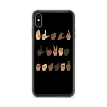 Load image into Gallery viewer, BLM (American Sign Language) - iPhone Case