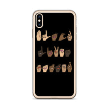 Load image into Gallery viewer, BLM (American Sign Language) - iPhone Case