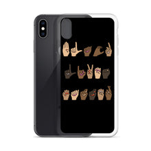 Load image into Gallery viewer, BLM (American Sign Language) - iPhone Case