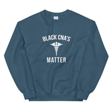 Load image into Gallery viewer, Black CNA's Matter - Unisex Sweatshirt