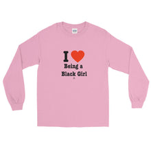 Load image into Gallery viewer, I Love Being A Black Girl - Long Sleeve T-Shirt