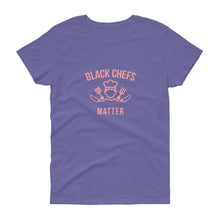 Load image into Gallery viewer, Black Chefs Matter (logo) - Women's short sleeve t-shirt