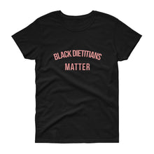 Load image into Gallery viewer, Black Dietitians - Women's short sleeve t-shirt