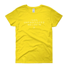 Load image into Gallery viewer, black-clothing-brand-unprocessed-melanin-t-shirt-yellow
