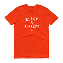 Load image into Gallery viewer, Black and Blessed - Men's Short-Sleeve T-Shirt