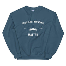 Load image into Gallery viewer, Black Flight Attendants Matter - Unisex Sweatshirt