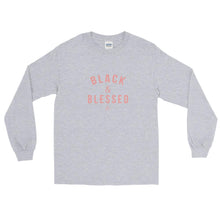 Load image into Gallery viewer, Black and Blessed - Long Sleeve T-Shirt