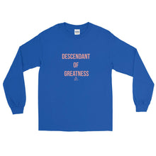 Load image into Gallery viewer, Descendant Of Greatness - Long Sleeve T-Shirt