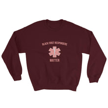Load image into Gallery viewer, Black First Repsonders Matter - Sweatshirt