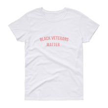 Load image into Gallery viewer, Black Veterans Matter - Women's short sleeve t-shirt