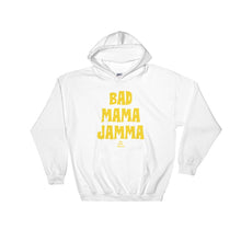 Load image into Gallery viewer, black-owned-clothing-hoodie-white-bad-mama-jamma-my-pride-apparel
