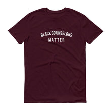 Load image into Gallery viewer, Black Counselors Matter - Unisex Short-Sleeve T-Shirt