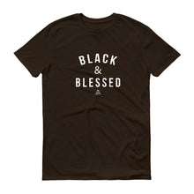 Load image into Gallery viewer, Black and Blessed - Men's Short-Sleeve T-Shirt