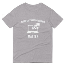 Load image into Gallery viewer, Black Software Developers Matter - Unisex Short-Sleeve T-Shirt