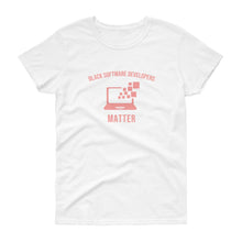 Load image into Gallery viewer, Black Software Developers - Women's short sleeve t-shirt