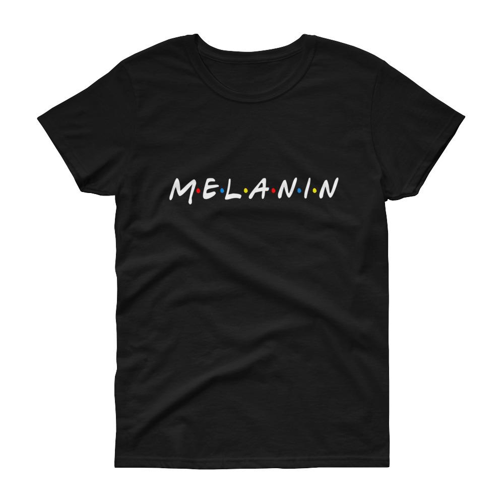 Melanin (Friends) - Women's short sleeve t-shirt