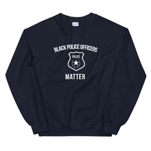 Load image into Gallery viewer, Black Police Officers Matter - Unisex Sweatshirt