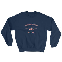 Load image into Gallery viewer, Black Flight Attendants Sweatshirt
