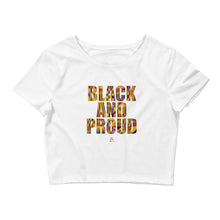 Load image into Gallery viewer, Black and Proud (African Print) - Crop Top
