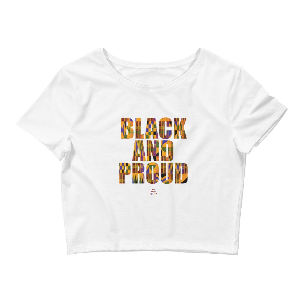 Black and Proud (African Print) - Crop Top