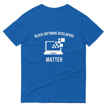 Load image into Gallery viewer, Black Software Developers Matter - Unisex Short-Sleeve T-Shirt