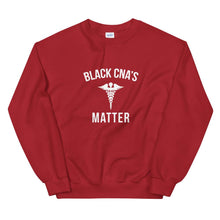 Load image into Gallery viewer, Black CNA's Matter - Unisex Sweatshirt